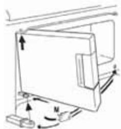 ZANUSSI ZRG10800WA - De deur van het vriesvak verplaatsen - 2