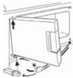 ZANUSSI ZRG10800WA - Dondurucu bölmekapisi acilma yönünun degistirilmesi - 2