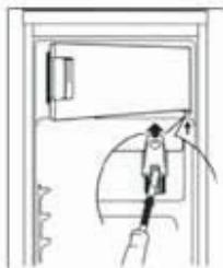ZANUSSI ZRG10800WA - Inversion du sens d'ouverture de la porte du compartmenting congelateur - 1