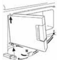 ZANUSSI ZRG10800WA - Modificarea uşii compartmentului congelator - 2