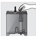 KRUPS EA872B10 - HOW DO I INSTALL THE CLARIS AQUA FILTER SYSTEM CARTRIDGE? - 6