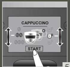 KRUPS EA872B10 - MAKE A MILK RECIPE - 5