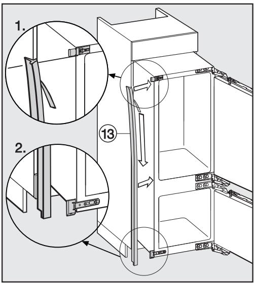 MIELE KF37673ID - Uniquement pour les parois démeublables d'une épaisseur de 16 mm : - 3