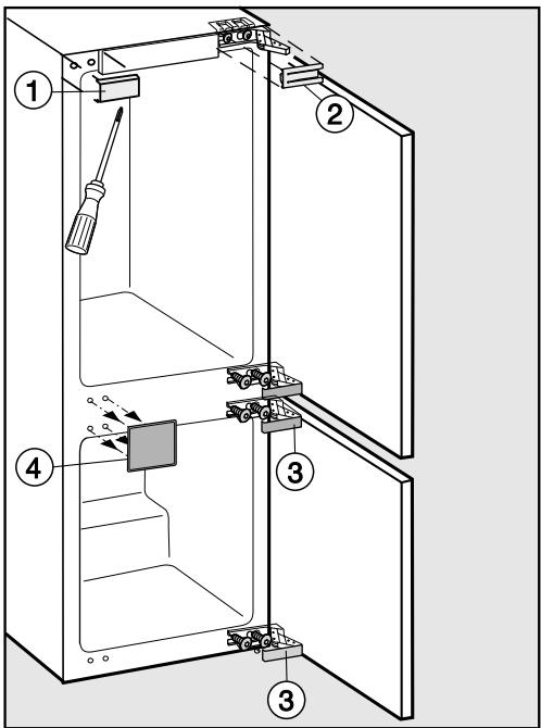 MIELE KF37673ID - Inversion du sens d'ouverture de porte - 2