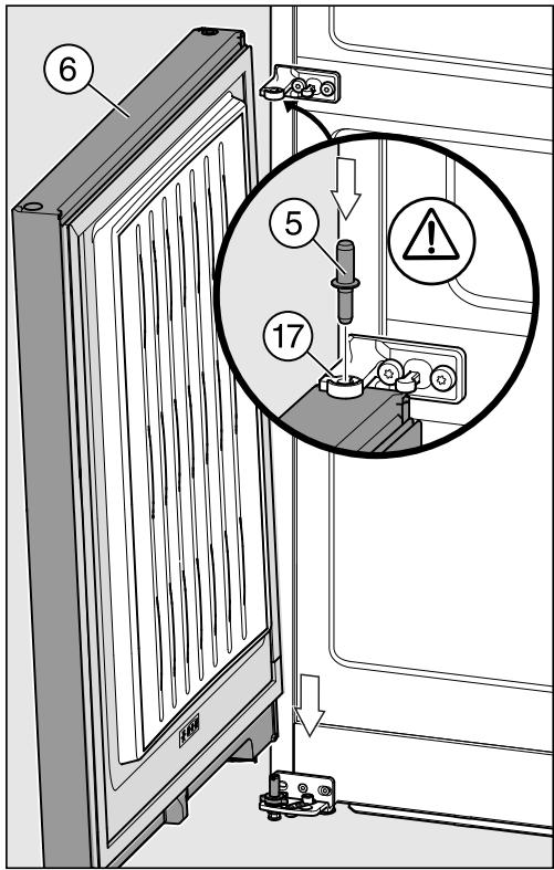 MIELE KD26022EDO  -  KD 26022 ws - Remplacement du support de serrage - 3