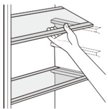 DE DIETRICH DRL 1624J - Accessoires Verplaatsbare planken - 1