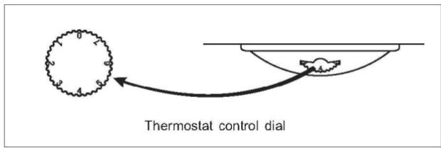 CANDY CMCS5154W - KOMBINATIONSDRIFT Justering af temperaturen - 1