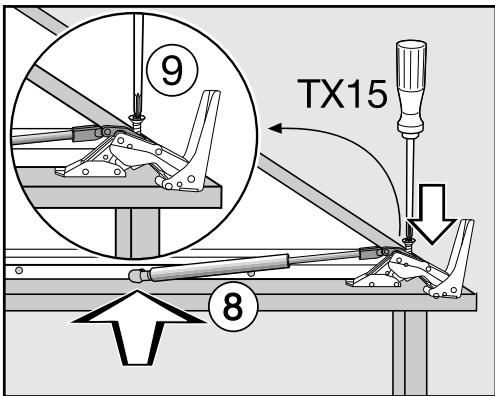 MIELE K36483IDF - Fixer les amortisseurs de porte - 1