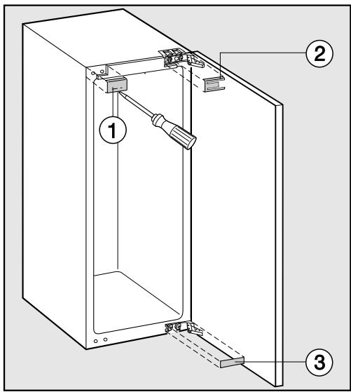 MIELE K36483IDF - Limitation de l'angle d'ouverture de la porte de l'appareil - 3