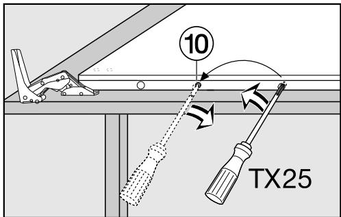 MIELE K36483IDF - Détacher les amortisseurs de porte - 2
