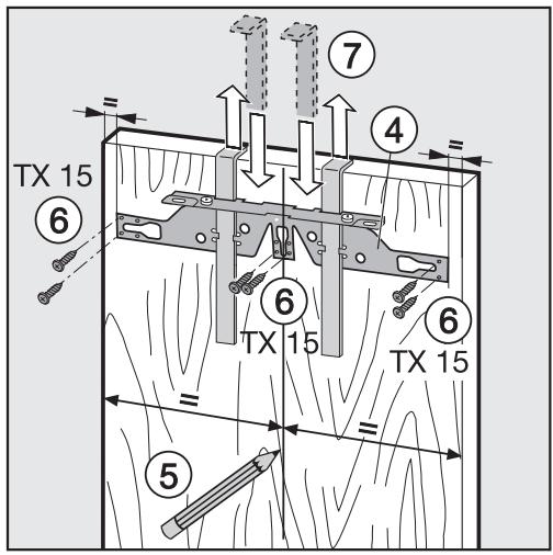 MIELE K36483IDF - Monter la porte du meuble - 4