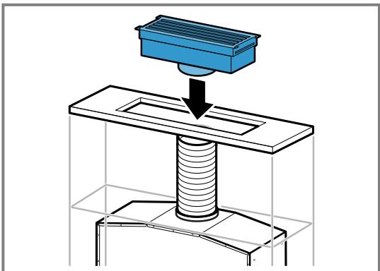 GAGGENAU AC200181 - Establishing the circulating-air connection (circulating-air module) - 1
