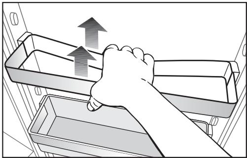 MIELE KFN15943DEDTCS - Déplacer un balconnet / un balconnet à bouteille - 1