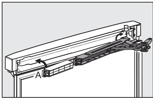 MIELE KFN15943DEDTCS - Installer l'amortisseur de porte supérieur - 2