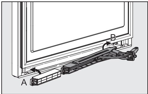 MIELE KFN15943DEDTCS - Installer l'amortisseur de porte inférieur - 2