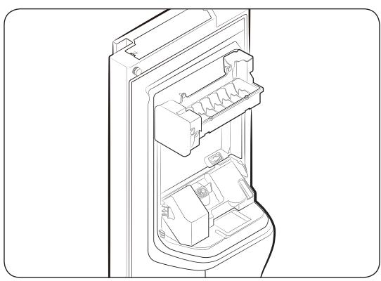SAMSUNG RS58K6537SL - Bac de la machine à glaçons - 3