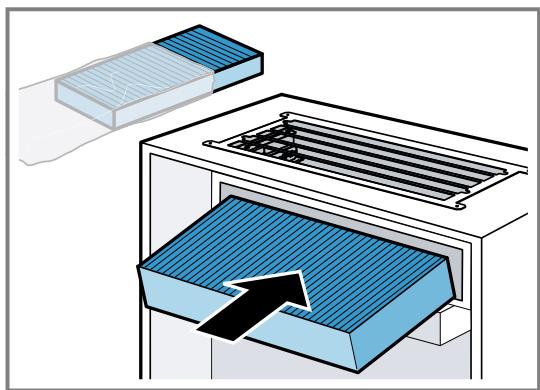 GAGGENAU AC200191 - Geurfilter inbouwen voor CleanAir circulatieluchtmodule - 1