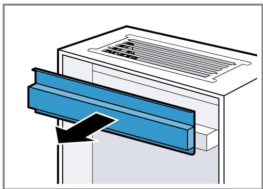 GAGGENAU AC200191 - Removing the odour filter for the CleanAir circulating-air module - 1