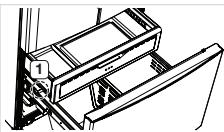 SAMSUNG RFG23UEBP - Tiroir amovible automatique - 1