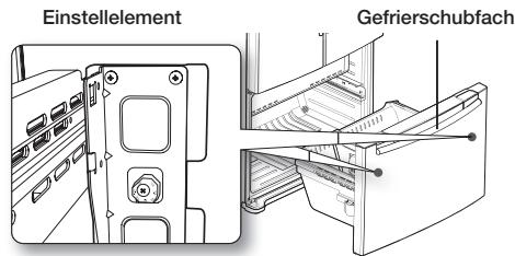 SAMSUNG RFG23UEBP - AUSRICHTEN DES GEFRIERSCHUBFACHS - 1