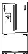 SAMSUNG RFG23UEBP - AJUSTEMENT PRÉCIS DES PORTES - 1