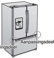 SAMSUNG RFG23UEBP - KLEINE AANPASSINGEN TUSSEN DE DEUREN - 2