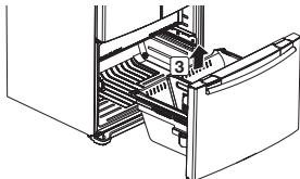 SAMSUNG RFG23UEBP - AUSBAUEN DES GEFRIERSCHUBFACHS - 3
