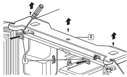 SAMSUNG RFG23UEBP - Démontez les portes du réfrigérateur - 1