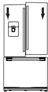 SAMSUNG RFG23UEBP - FEINEINSTELLUNG DER TÜREN - 1