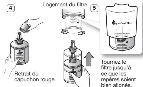 SAMSUNG RFG23UEBP - Installation du filtre à eau - 2