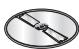 BOSCH MUM59343 - MUM5934D - Vendeskive „Profi Supercut“ - tyk/tynd - 1