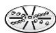 BOSCH MUM59343 - MUM5934D - Disco reversível de ralar - grosso/fino - 1