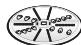 BOSCH MUM59343 - MUM5934D - Reversible shredding disc - coarse / fine - 1