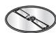 BOSCH MUM59343 - MUM5934D - Professional Supercutreversible disc – coarse / fine - 1