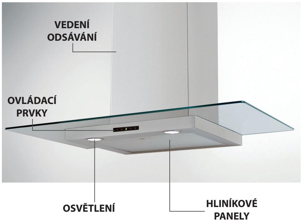 SAMSUNG HDC6C55UX/EUR - KOMÍNOVÍ ODSAVAC - 1