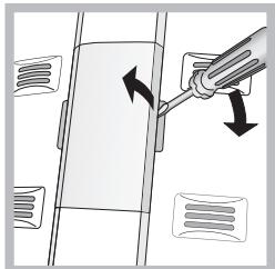 INDESIT ENTMH192A1FW - Replacing the light bulb * - 1