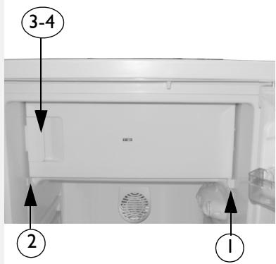 LADEN AM145AP - Inversion du sens de l'ouverture de la porte du compartiment intérieur - 4
