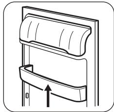 ZANUSSI ZRG15807WA - POSITIONING THE DOOR SHELVES - 1