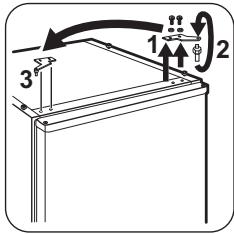ZANUSSI ZRG15807WA - RÉVERSIBILITÉ DE LA PORTE - 6