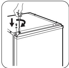 ZANUSSI ZRG15807WA - RÉVERSIBILITÉ DE LA PORTE - 7
