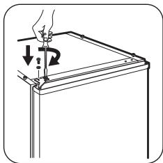 ZANUSSI ZRG15807WA - WECHSELN DES TÜRANSCHLAGS - 7