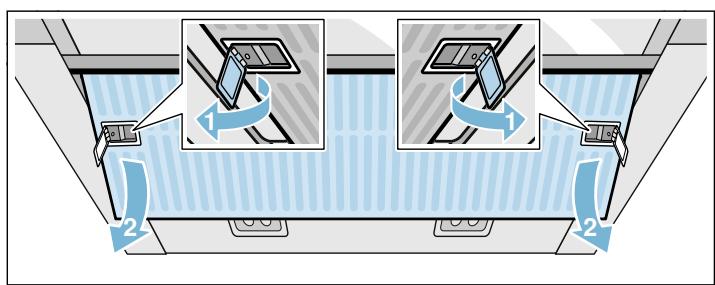 GAGGENAU AF210162 - Rimuovere il filtrro metallico per grassi - 2