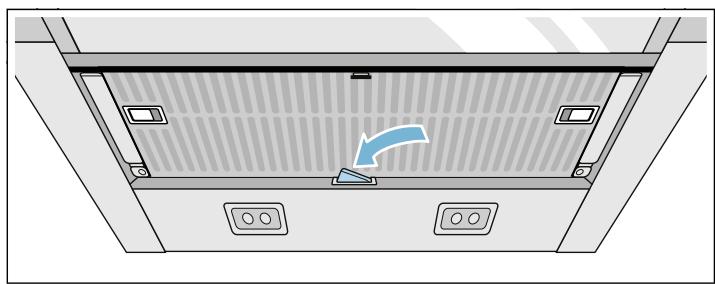 GAGGENAU AF210162 - Removing metal grease filter - 1