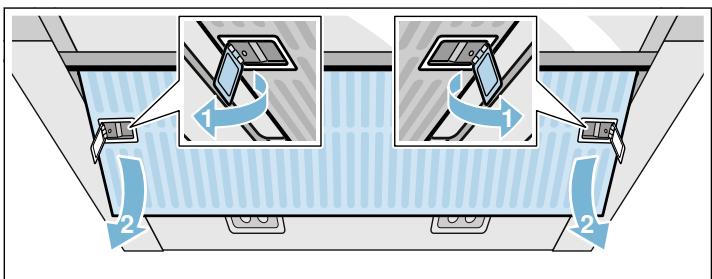 GAGGENAU AF210162 - Desmontar o filtro metalico de gorduras - 2