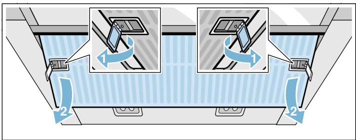 GAGGENAU AF210162 - Metalen vetfilter demonteren - 2