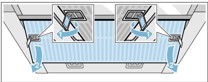 GAGGENAU AF210162 - Retirer le filtré métallique àGRAISSSE - 2