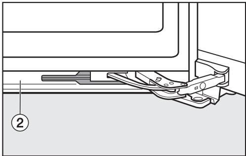 MIELE KFN15842DEDTCS - KFN 15842 D edt/cs - Installer l'amortisseur de porte inférieur - 5