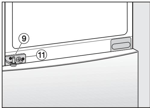 MIELE KFN15842DEDTCS - KFN 15842 D edt/cs - Installer la porte inférieure de l'appareil - 2