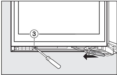 MIELE KFN15842DEDTCS - KFN 15842 D edt/cs - Installer l'amortisseur de porte inférieur - 3