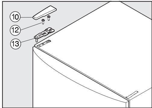 MIELE KFN15842DEDTCS - KFN 15842 D edt/cs - Installer la porte supérieure de l'appareil - 1